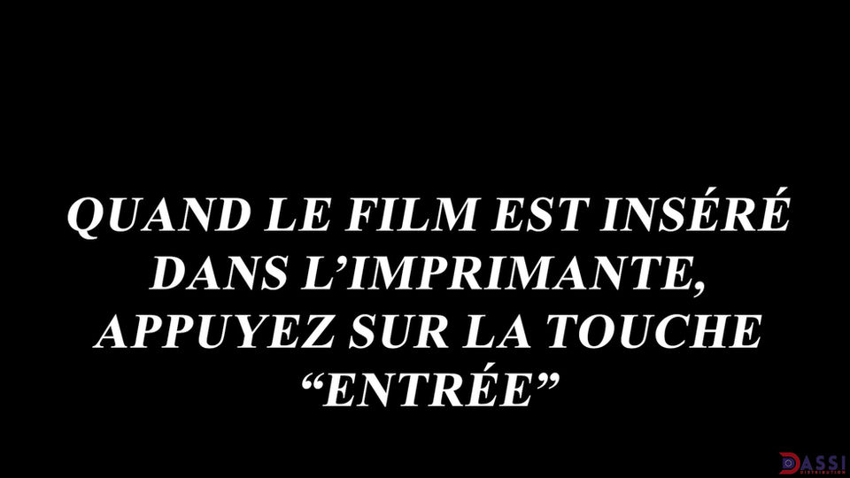Vidéo d'utilisation d'une machine plexi dassi